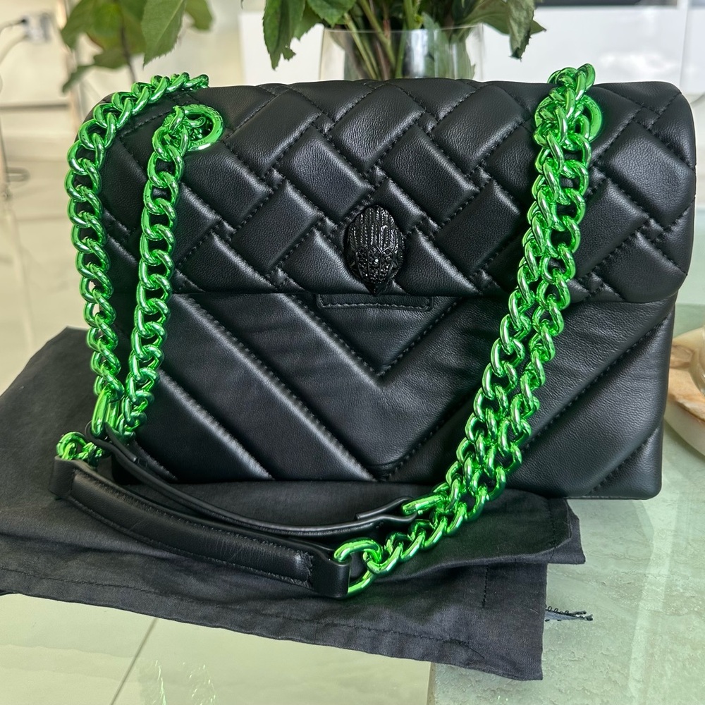 KURT GEIGER LONDON - LEATHER KENSINGTON BAG